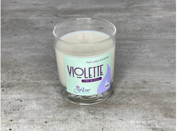 Bougie artisanale - Violette