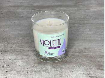 Bougie artisanale - Violette