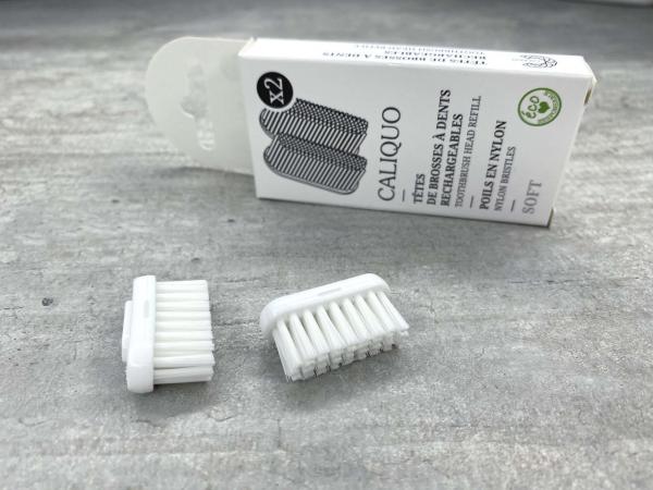 Lot de 2 recharges brosse à dents - Souple