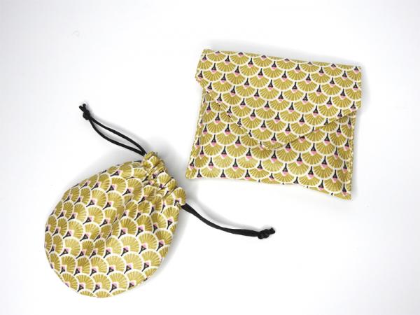 Pochette à savon - or