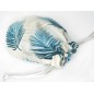 pochette à shampoing solide - feuillage bleu pochette à shampoing solide - feuillage bleu