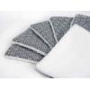 Lot de 7 lingettes XXL lavables - gris