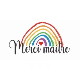 Sticker "Merci maître"