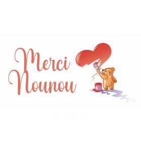 Sticker "Merci Nounou"