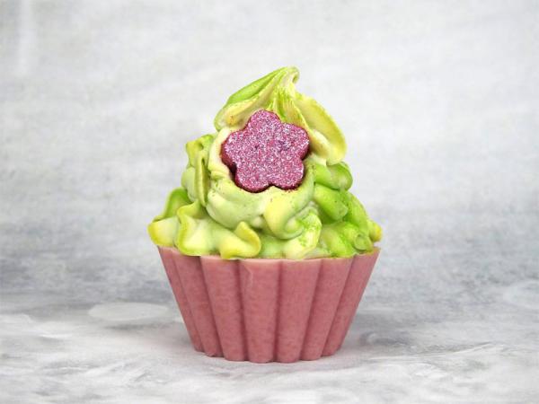 savon saponifie à froid cupcake Flower