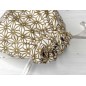 pochette à shampoing solide - or pochette à shampoing solide - or