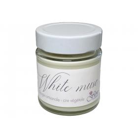 "White musc" Bougie artisanale