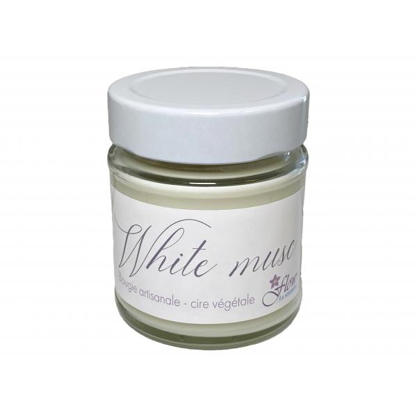 "White musc" Bougie artisanale