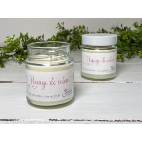 "Nuage de coton" Bougie artisanale