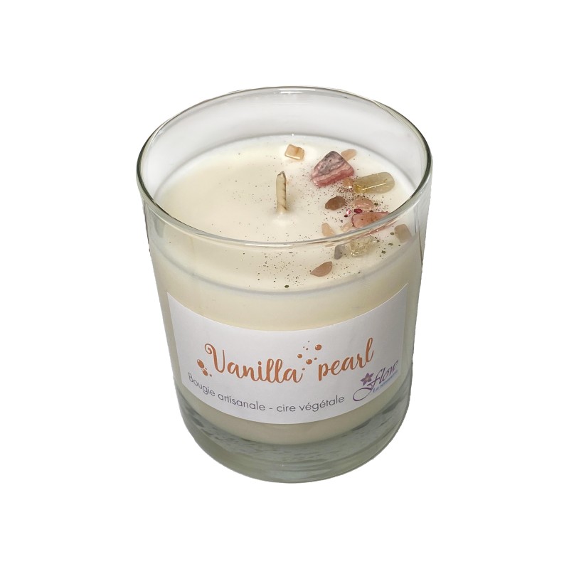 "Vanilla pearl" Bougie artisanale