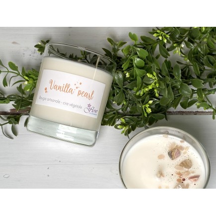 "Vanilla pearl" Bougie artisanale