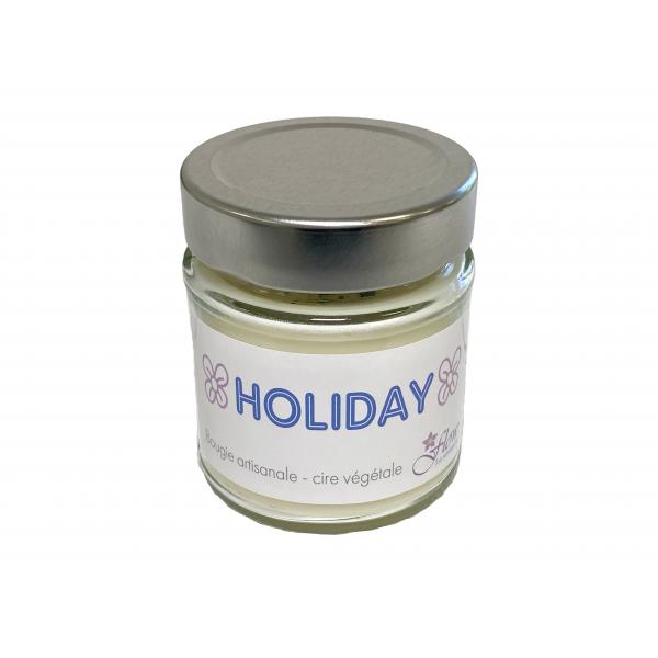 "Holiday" Bougie artisanale 95g
