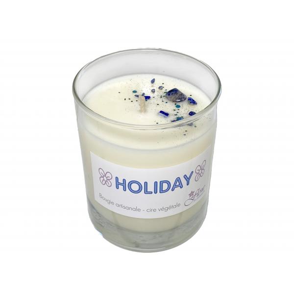 "Holiday" Bougie artisanale 200g
