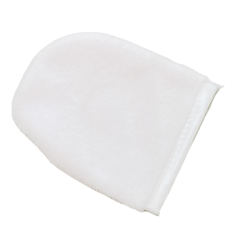 Gant démaquillant blanc – Réutilisable & écologique