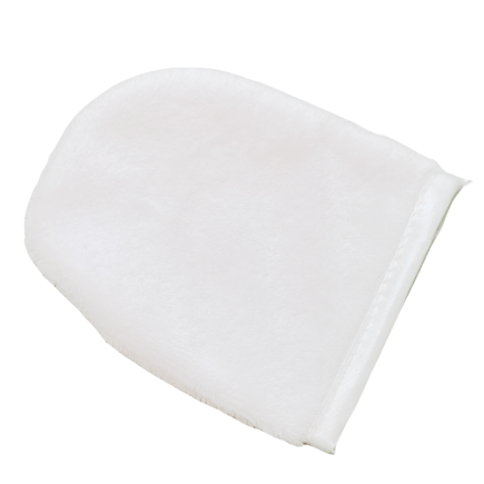 Gant démaquillant blanc – Réutilisable & écologique
