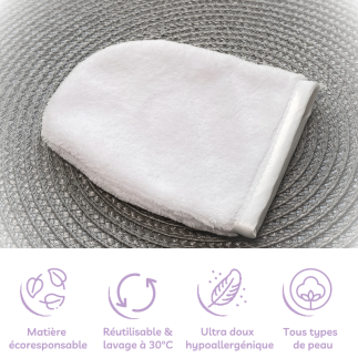 Gant démaquillant