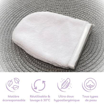 Gant démaquillant