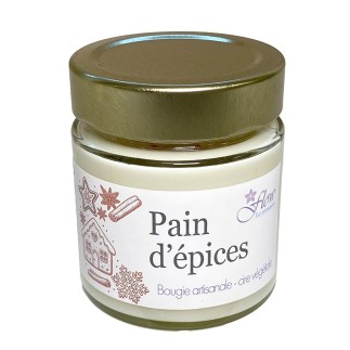 Bougie artisanale "Pain d'épices" végétale - Parfum de Grasse