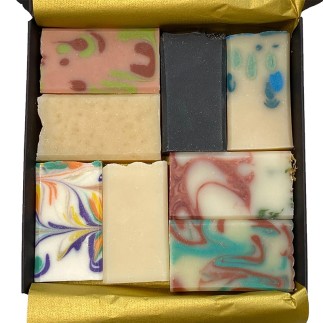 Magnifique Coffret luxe de 8 savons à froid| Flow - La savonnerie