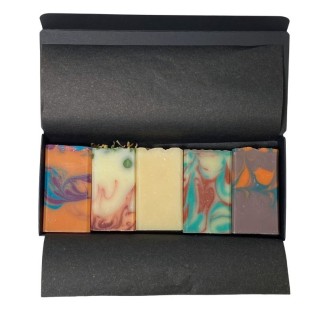 Coffret découverte 5 savons saponifiés à froid| Flow - La savonnerie