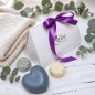 Coffret cadeau coeur (bleu)