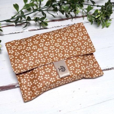 Pochette à savon - terracota
