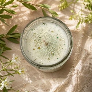 Bougie artisanale  "Citronnelle" végétale - Parfum de Grasse