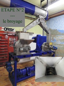 broyage des olives