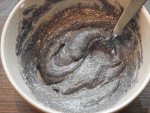 shampoing solide mélange qui devient gris